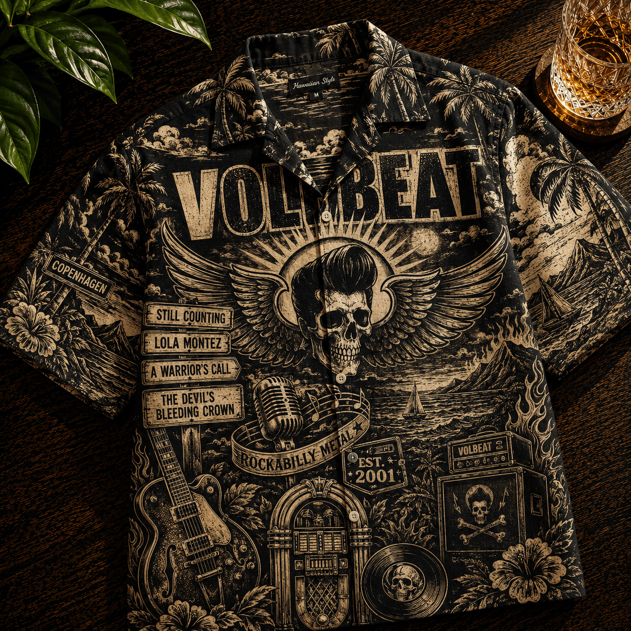 PREMIUM VOLB HAWAIIAN SHIRT TTNL