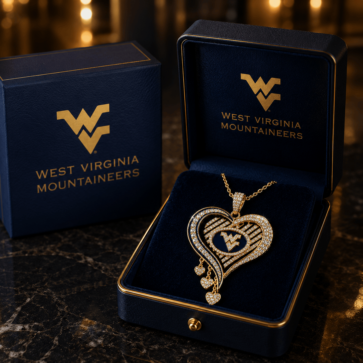 WVM Solid Gold Chain with Diamond Pendant TTTT