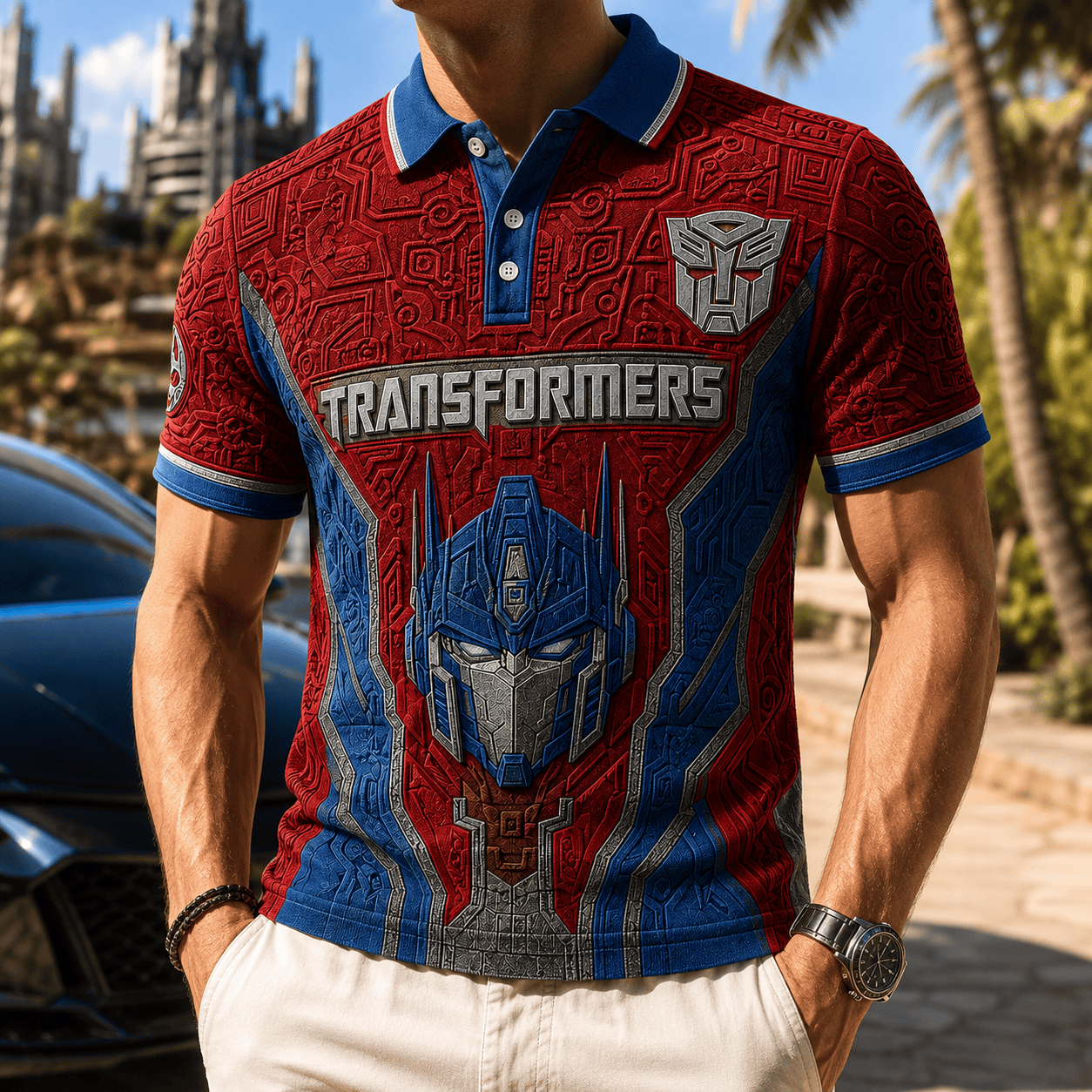 PREMIUM TFR EMBOSS POLO SHIRT NTVA