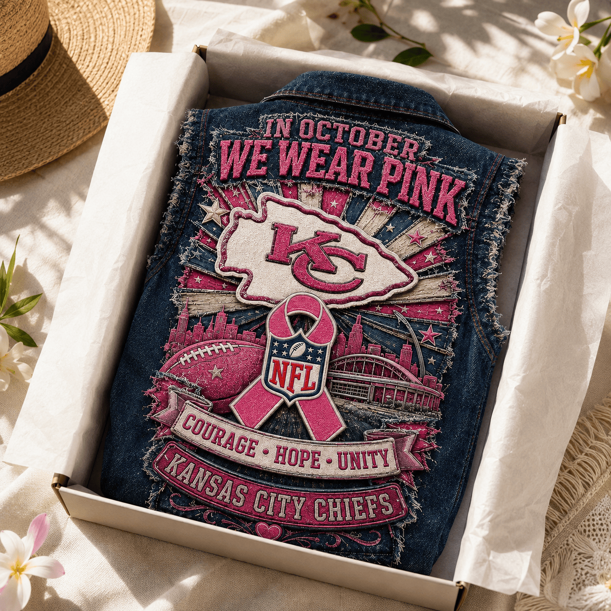 KCC PREMIUM DENIM VEST NTTB
